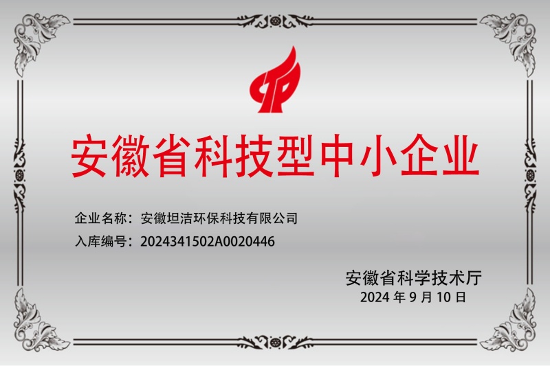 黔东南安徽科技型中小企业证书